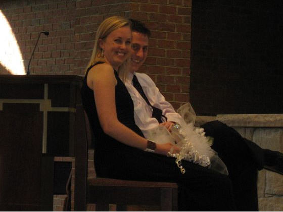 MaryandNick1 My thoughts: Is the wedding really tomorrow? I'll be sitting up here tomorrow? It's here all ready??